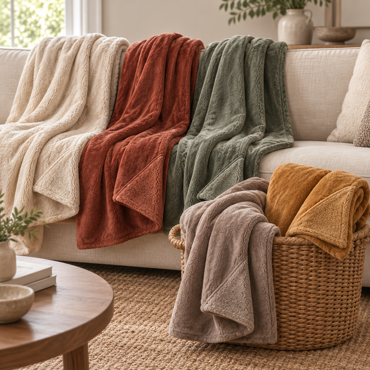 Cosy Fleece Throw Whisky