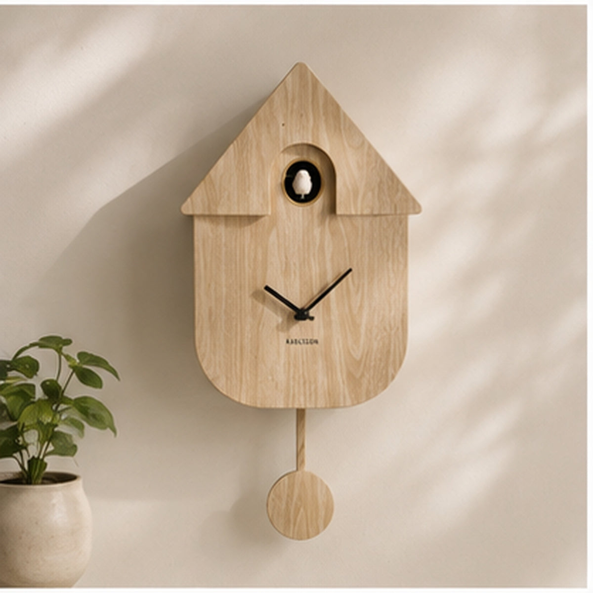 Cuckoo Clock Light Wood Print