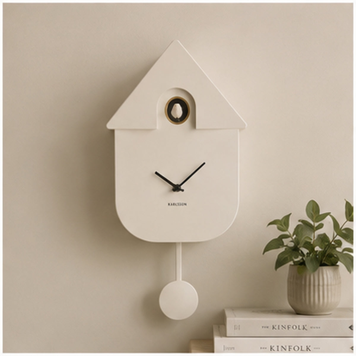 Cuckoo Clock White