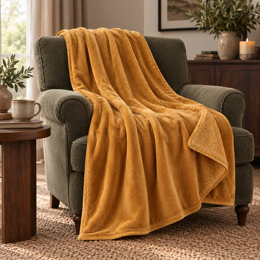 Cosy Fleece Throw Whisky