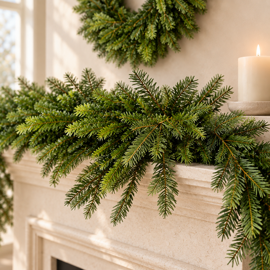 Real Touch Nordic Spruce Garland 183cm