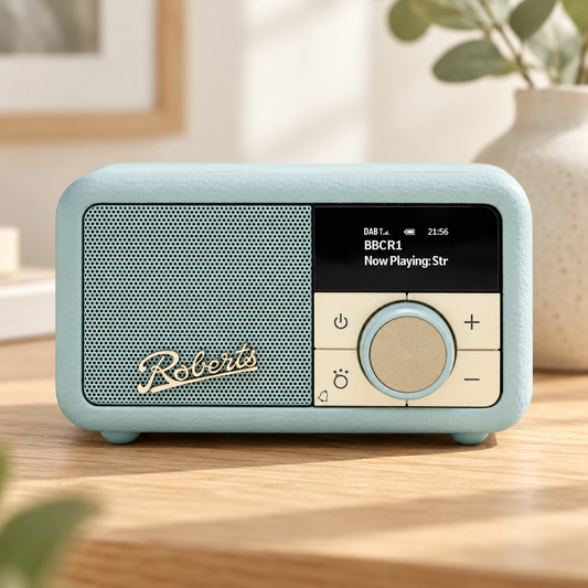 Roberts Radio Revival Petite 2 Duck Egg Blue