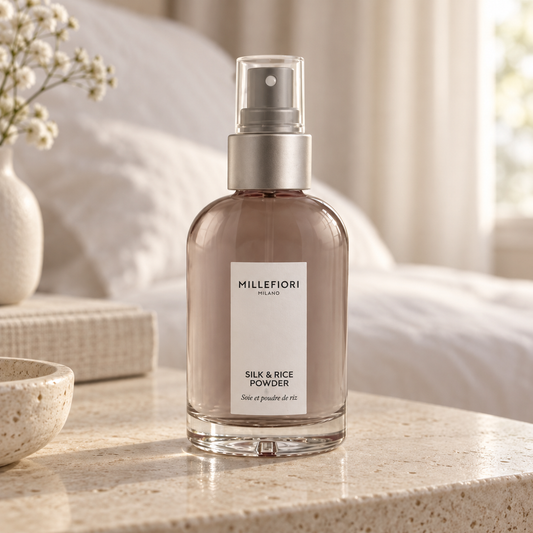 Millefiori Milano Silk & Rice Powder Room Spray
