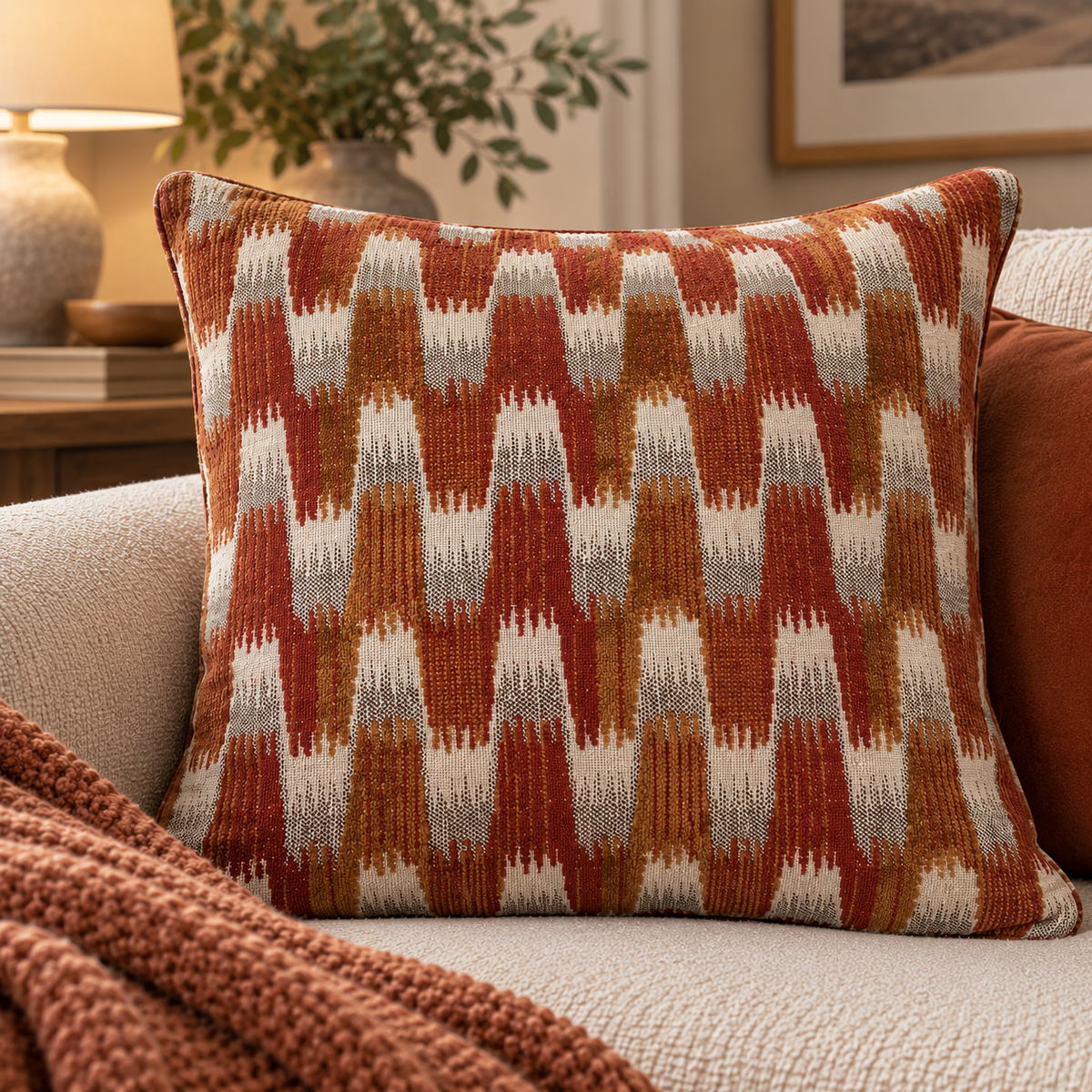 Dakota Russet Cushion 50cm x 50cm