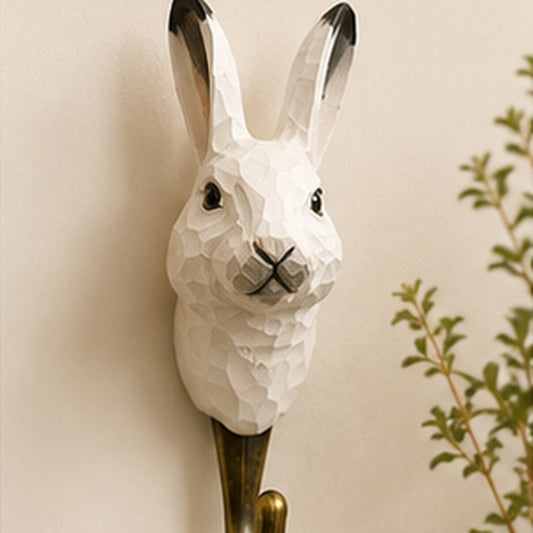 Arctic Hare Animal Wall Hook