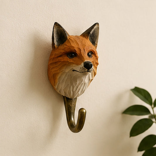 Fox Animal Wall Hook