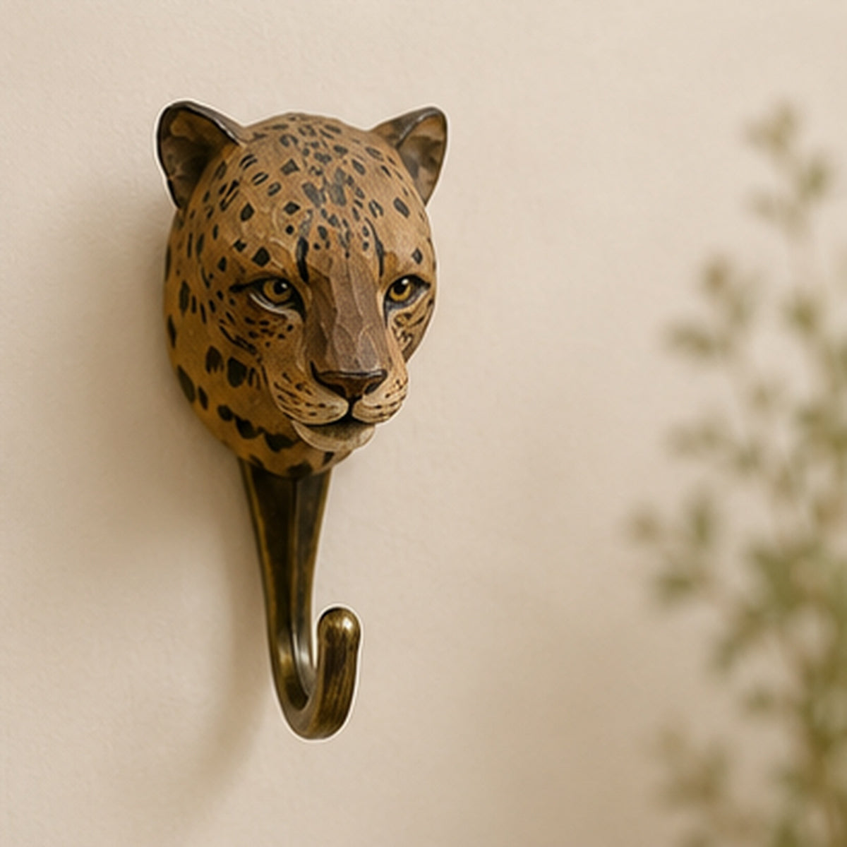 Leopard Animal Wall Hook